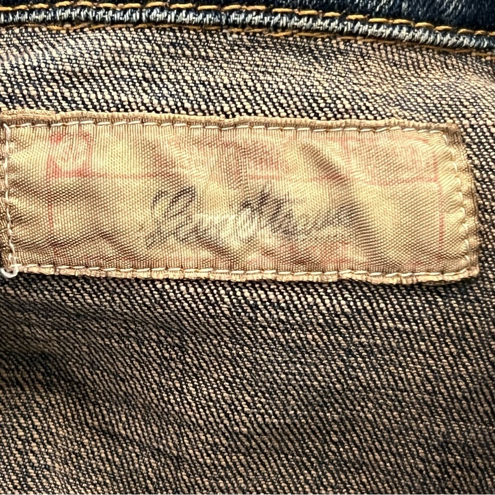 Y2K Levi's Womens Small Blue Wash Denim Jean Blazer Jacket Flare Vintage - Picture 8 of 10